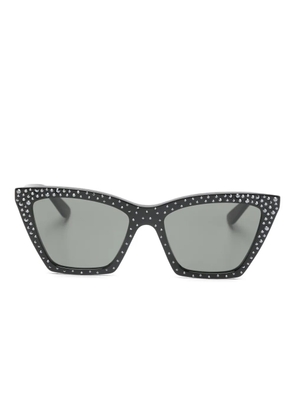 Alexander McQueen Eyewear cat-eye frame sunglasses - Black