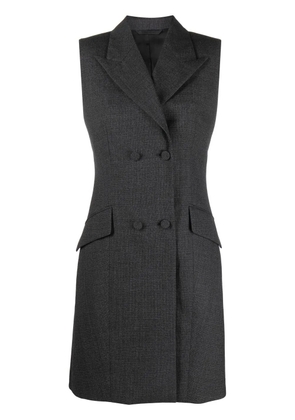 Givenchy double-breasted tuxedo minidress - Grey