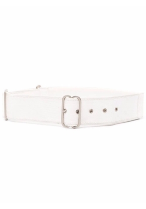 Gianfranco Ferré Pre-Owned 2000s lizard skin-effect belt - White