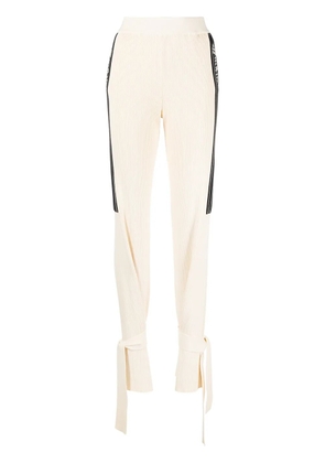 Off-White rib-knit trousers - Neutrals