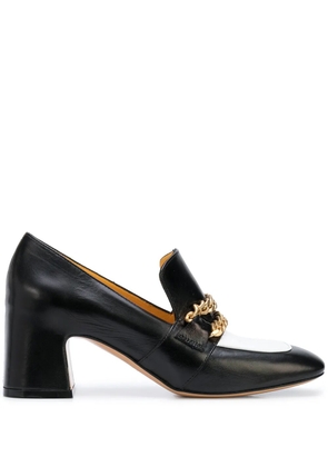 Madison.Maison Perla block heel loafers - Black
