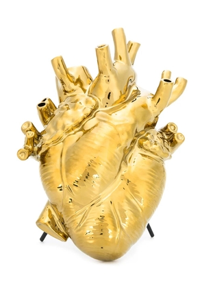 Seletti human heart sculpture - Gold