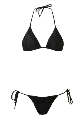 Amir Slama triangle bikini set - Black