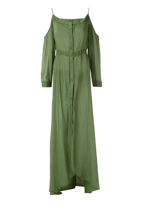 Amir Slama silk maxi dress - Green