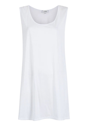 Amir Slama sleeveless T-shirt dress - White