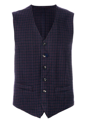 Lardini tartan gilet - Multicolour