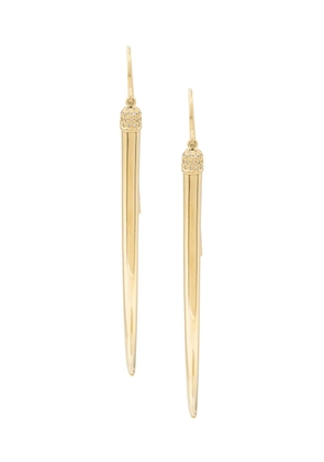 Shaun Leane No.1 diamond long earrings - Gold