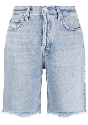 AGOLDE high-rise knee-length jeans - Blue
