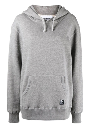 The Power For The People rear logo-print hoodie - Grey