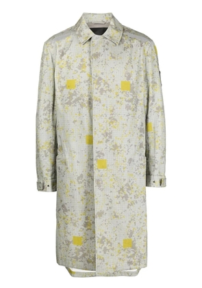 A-COLD-WALL* pixel-print overcoat - Green