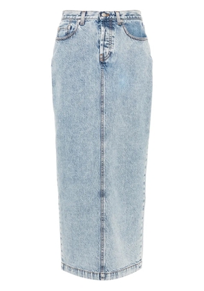 Fabiana Filippi cotton maxi skirt - Blue