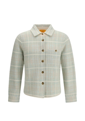 Guest In Residence buttoned checked shirt - Neutrals