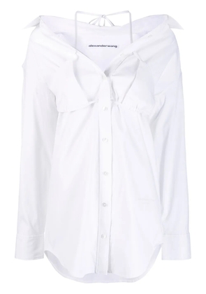 Alexander Wang layered bikini shirt - White