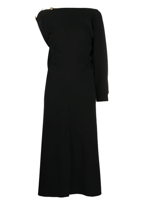 Givenchy ribbed one-sleeve dress - Black