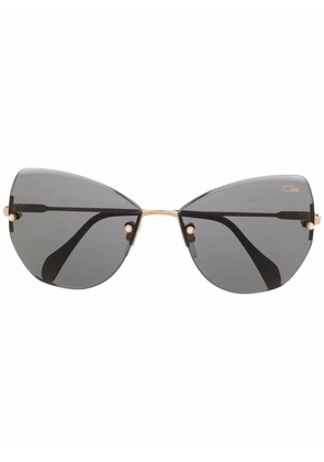 Cazal frameless cat-eye sunglasses - Black