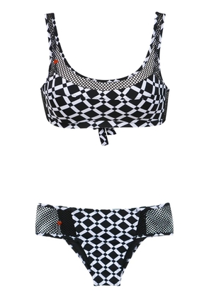 Amir Slama printed bikini - Black