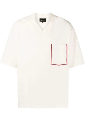 3.1 Phillip Lim contrast-trim T-shirt - White
