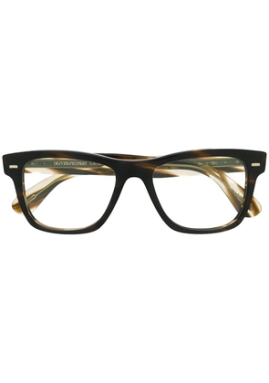 Oliver Peoples square frame glasses - Black