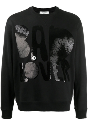 Valentino Garavani Bad Lover sequinned sweatshirt - Black