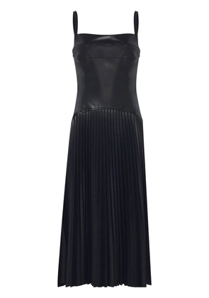 Proenza Schouler White Label pleated dropped waist dress - Black