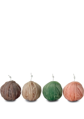 Missoni Home Gomitolo unscented candles (set of 4) - Orange