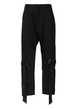 sulvam buckle-embellished trousers - Black