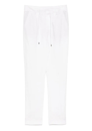 N.Peal Atrani Linen trousers - White