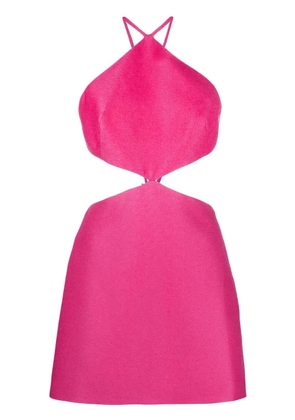 Valentino Garavani bow embellished mini dress - Pink