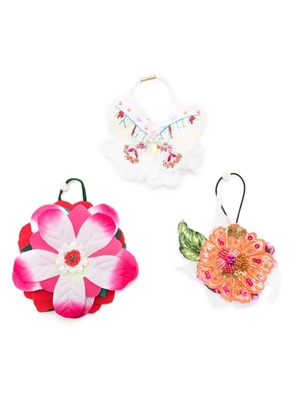 Amir Slama Bijoux floral-appliqué hair tie - Multicolour