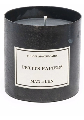 MAD et LEN Petits Papiers scented candle (300g) - Black