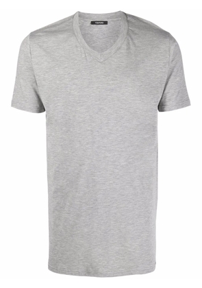 TOM FORD V-neck cotton-blend T-shirt - Green