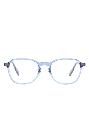 Zegna transparent square-frame glasses - Blue