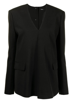 Goen.J structured blazer-top - Black