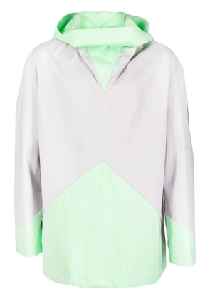 A-COLD-WALL* geometric panelled windbreaker - Grey