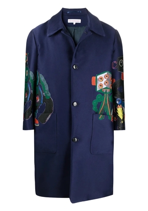Walter Van Beirendonck Pre-Owned W-Family Khiva coat - Blue