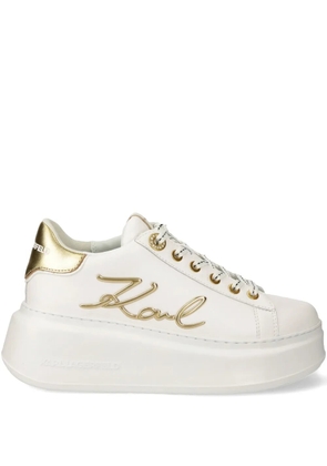 Karl Lagerfeld logo-patch sneakers - White