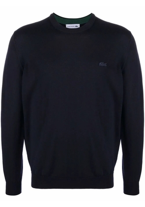 Lacoste logo embroidered jumper - Blue