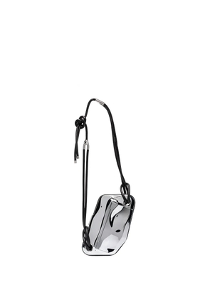 PUBLISHED BY engraved-logo crossbody bag - Metallic