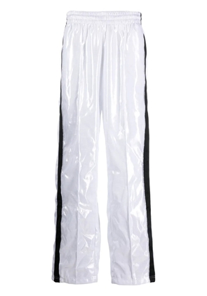 VTMNTS contrasting-border track pants - Silver