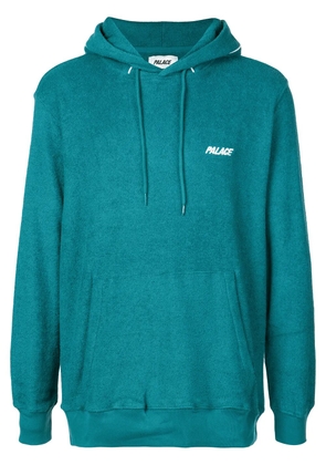 Palace Pipe Up logo-embroidered hoodie - Blue