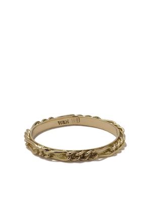 Wouters & Hendrix Gold 18kt yellow gold Figaro Chain ring