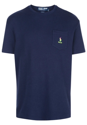 Palace x Ralph Lauren Waffle Pocket Tee - Blue