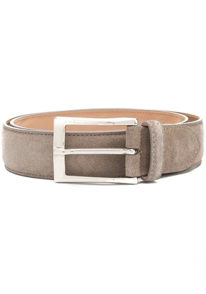 Scarosso classic square buckle belt - Grey