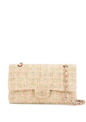 CHANEL Pre-Owned 2006 tweed double flap shoulder bag - Multicolour