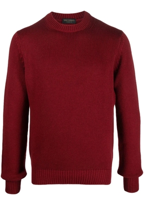 Dell'oglio round-neck knit jumper - Red