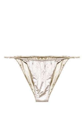 Isa Boulder Align reversible bikini bottoms - Silver