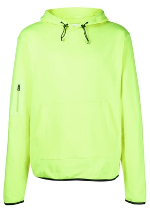 Aztech Mountain fleece drawstring hoodie - Yellow