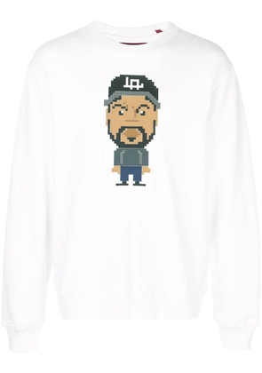 Mostly Heard Rarely Seen 8-Bit CMPTN printed sweatshirt - White