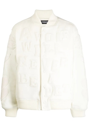 Undercover x Kamilla Tolnø patches bomber jacket - Neutrals