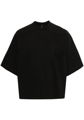 ENTIRE STUDIOS panelled organic-cotton T-shirt - Black